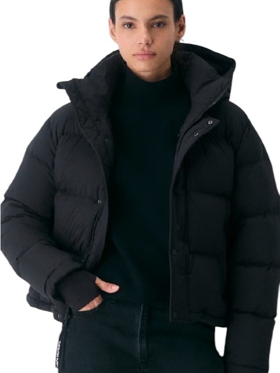 Puffer Jacket Jackets & Blazers - The Super Puff Shorty Women’s Jacket Black Small NWOT